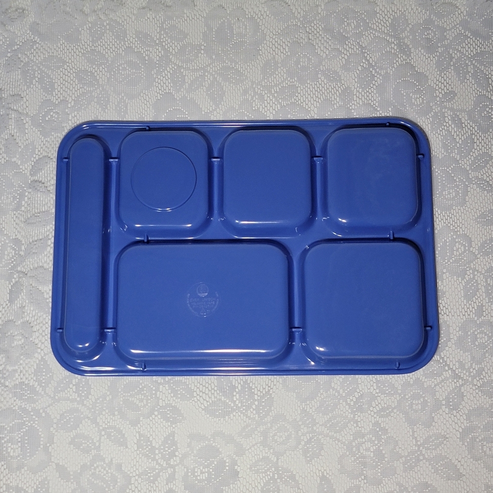 Set of 8 Melamine Ware 6-Compartment Cafeteria TV Trays | Ever Unison PY-36×25cm - Picture 16 of 17